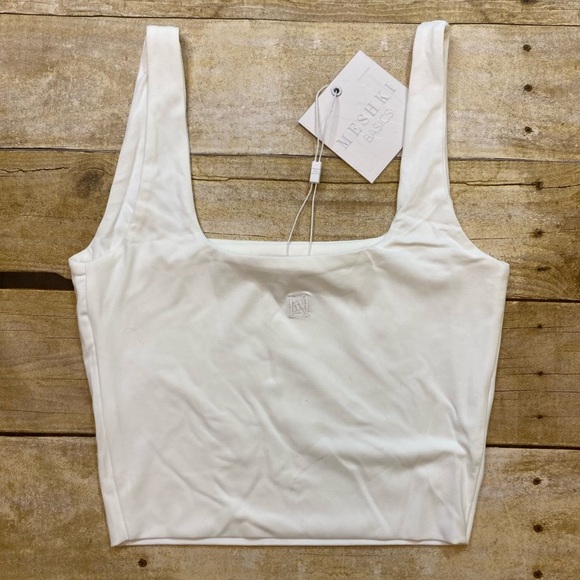 Meshki SARA square neck cropped tank - Picture 3 of 7